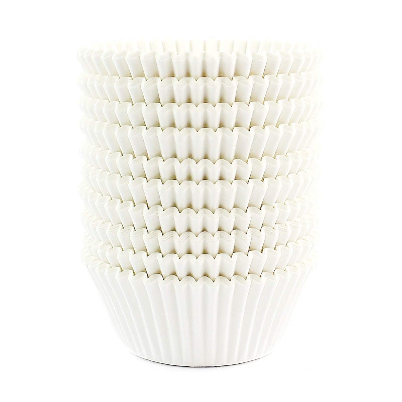 Eoonfirst Standard Size Baking Cups Thanksgiving Day Party Cupcake Liners 200 Pcs (White) - Image 1